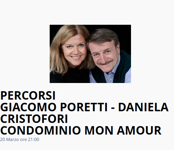 Giacomo Poretti - Daniela Cristofori Condominio mon amour